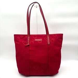 Vera Bradley Cherry Red Tote with Mickey Pattern